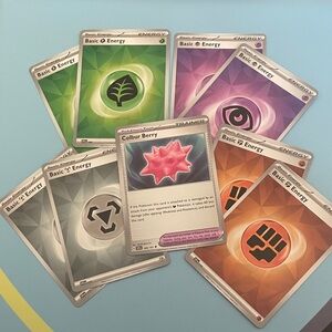 Energy and Berry Game Card Set